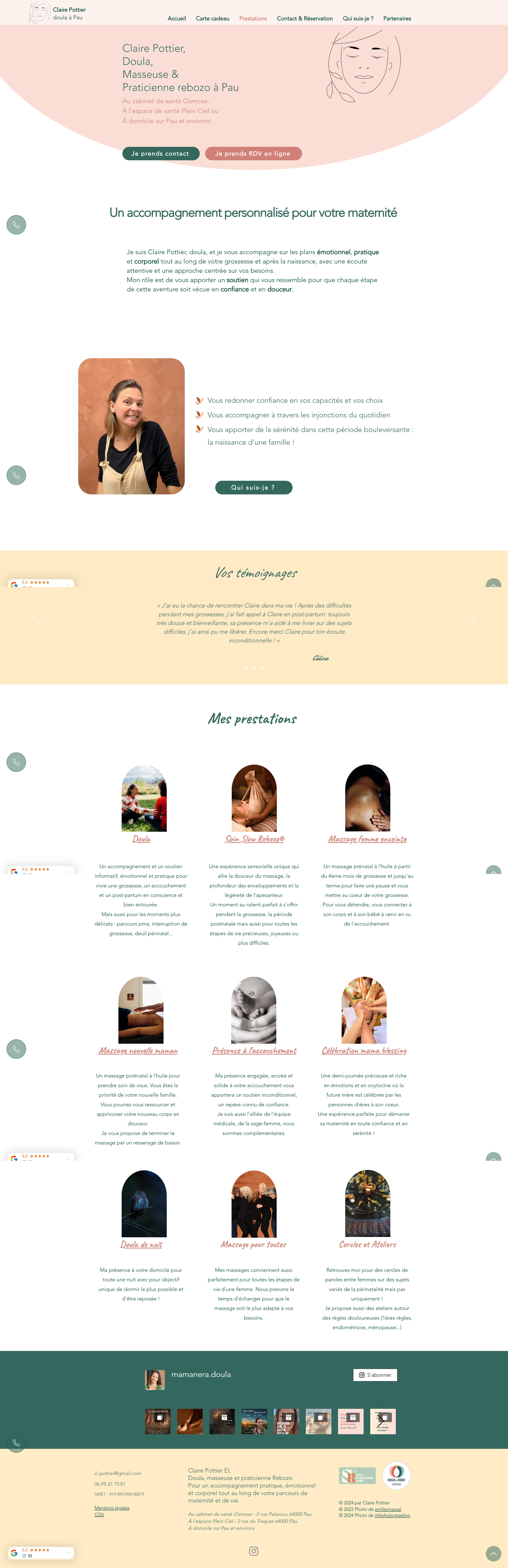 Ancien site Mamanera (clairedoula.fr) — desktop