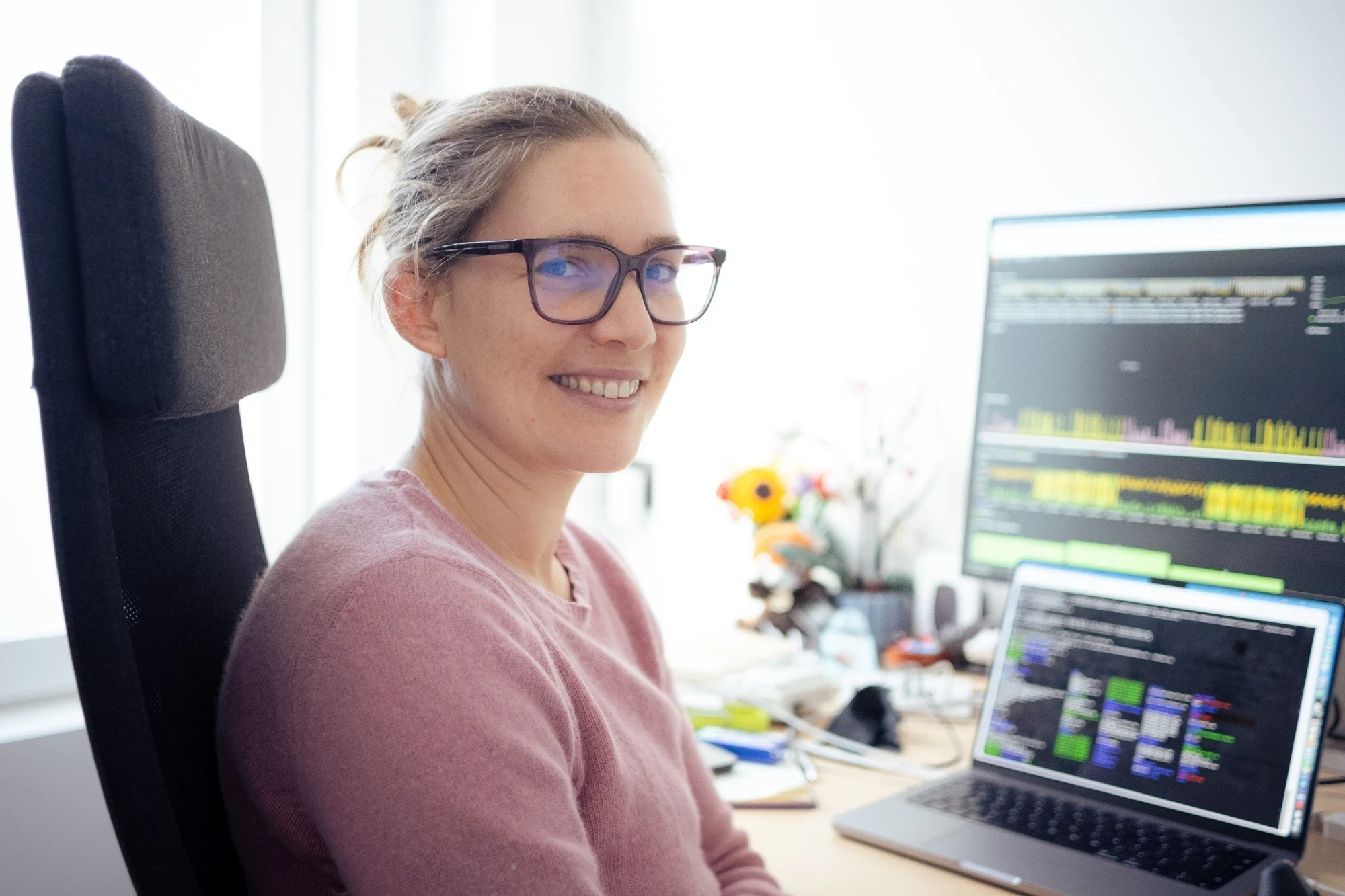 Portrait femme bureau